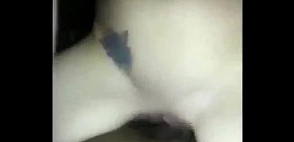  Slim white chick gets her tight cunt stretched by BBC